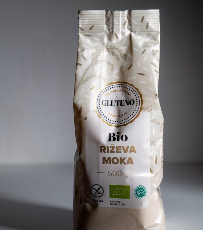 Brezglutenska BIO riževa moka 500g