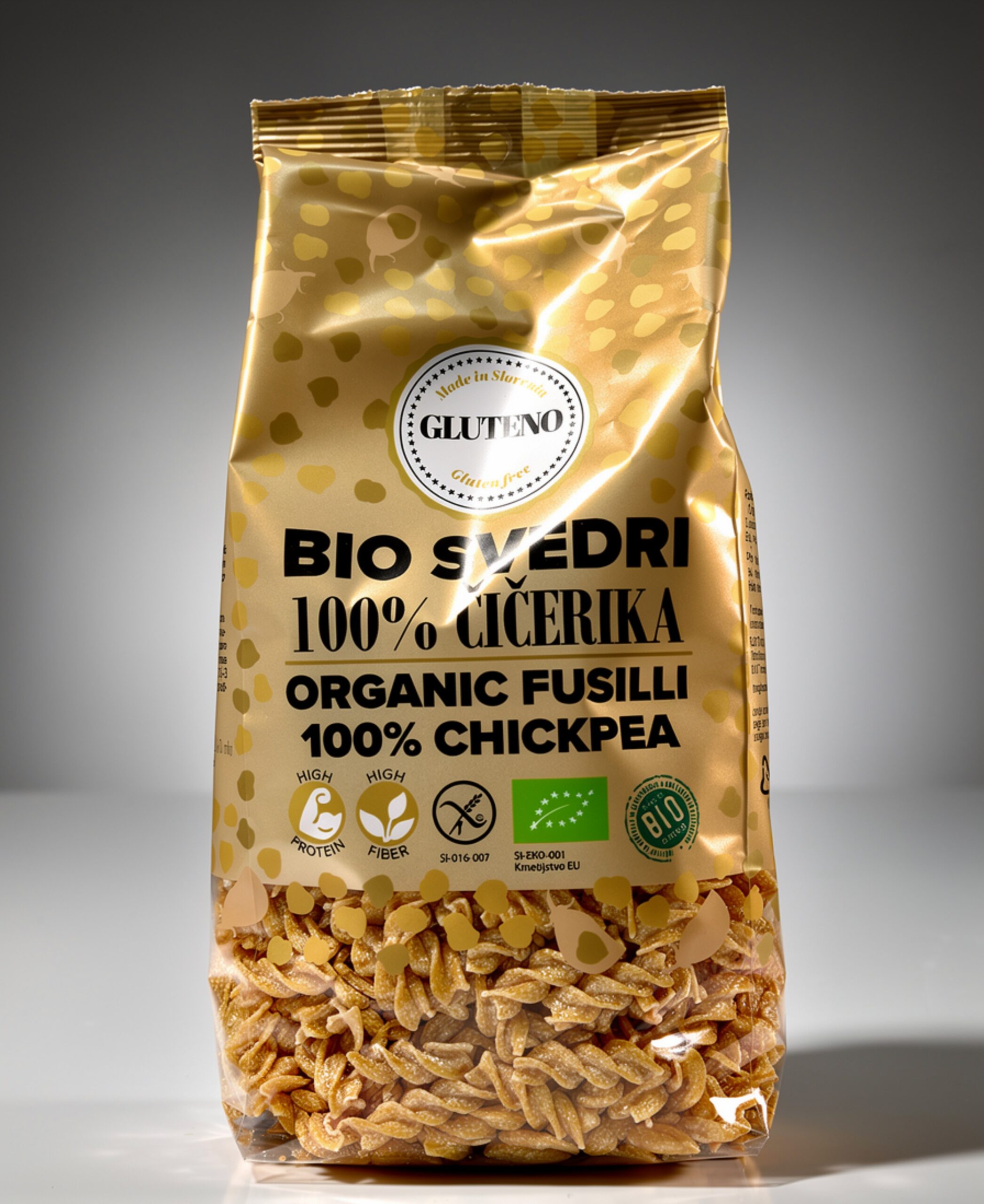 BIO brezglutenske testenine 100% Čičerika 250g