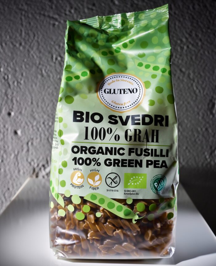 BIO brezglutenske testenine 100% Grah 250g