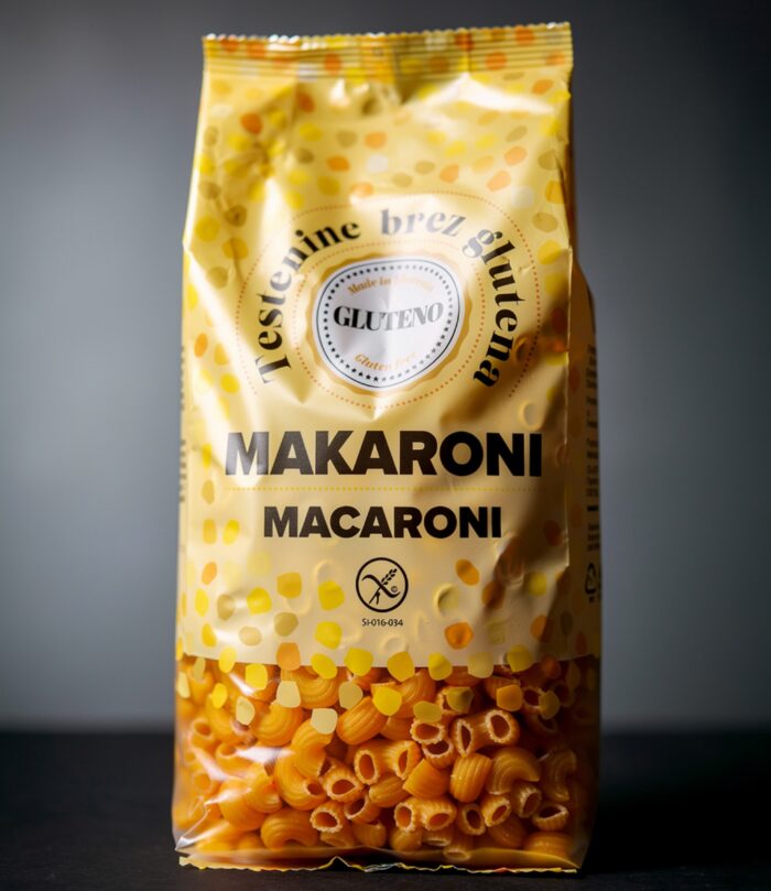 Brezglutenske BIO testenine makarončki 400g