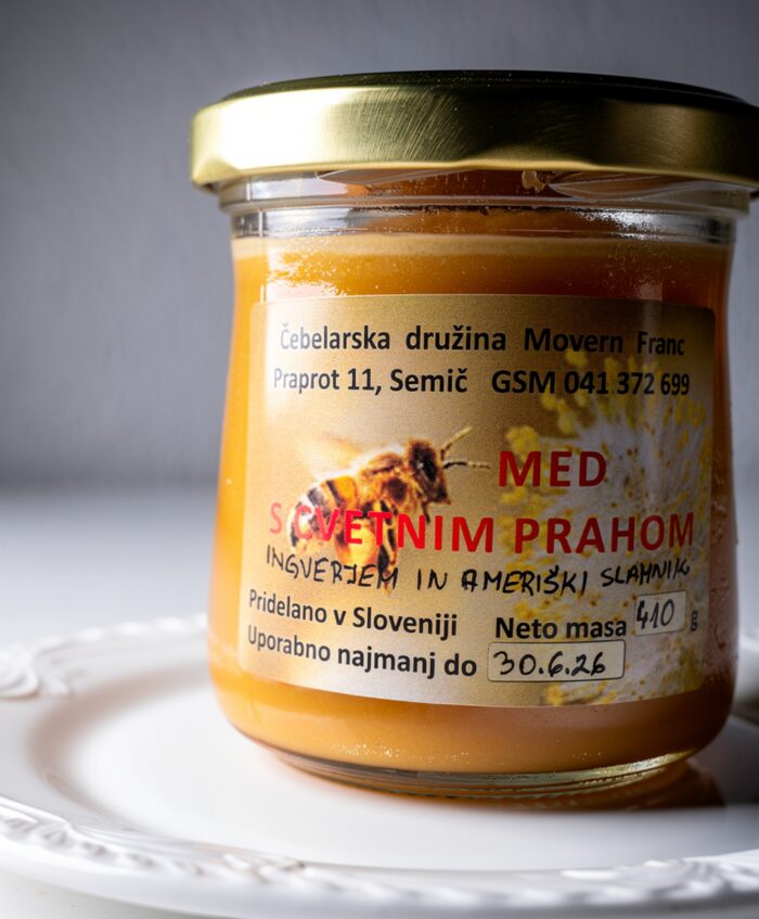 Med s cvetnim prahom 410g