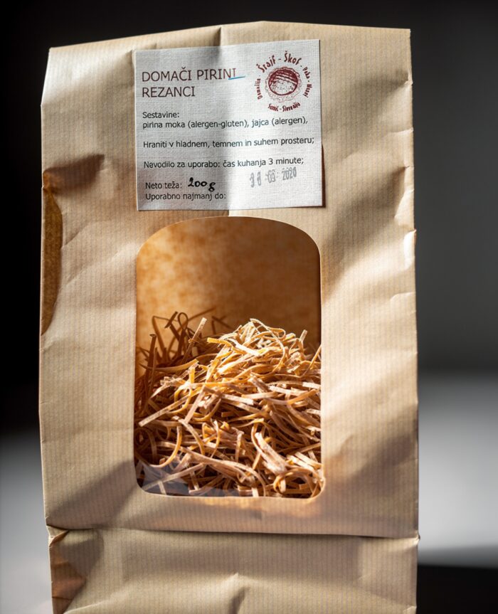 Domači pirini rezanci 200g