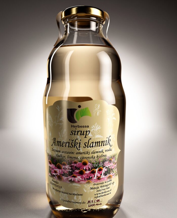 Sirup Ameriški slamnik 1L